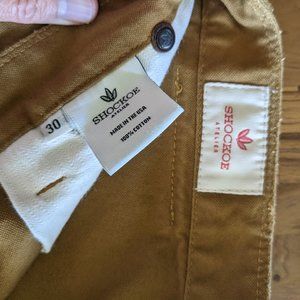 Shockoe Atelier field trouser size 30 camel